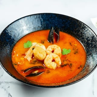 Tom Yum (Thai Hot & Sour Soup) (Bowl)