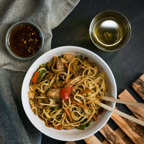 Spaghetti Kee Mao.