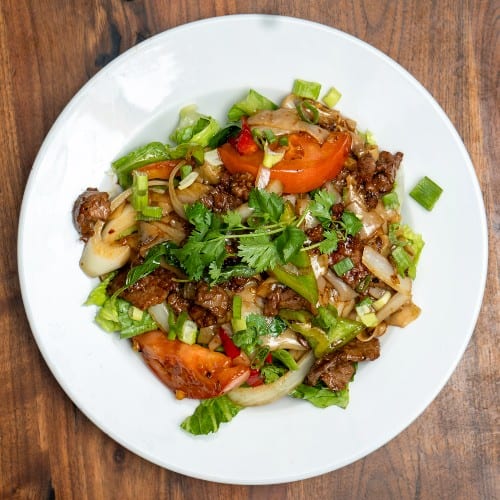 Spicy Noodles (Drunken Noodles).